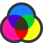 Color Adjustement Mode Channels SVG Icon